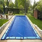 Durable Solar Heating Swimming Pool Safety Covers Tarp, PE Pool Cover