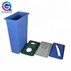 High quality plastic waste bin kitchen plastic recycling bin