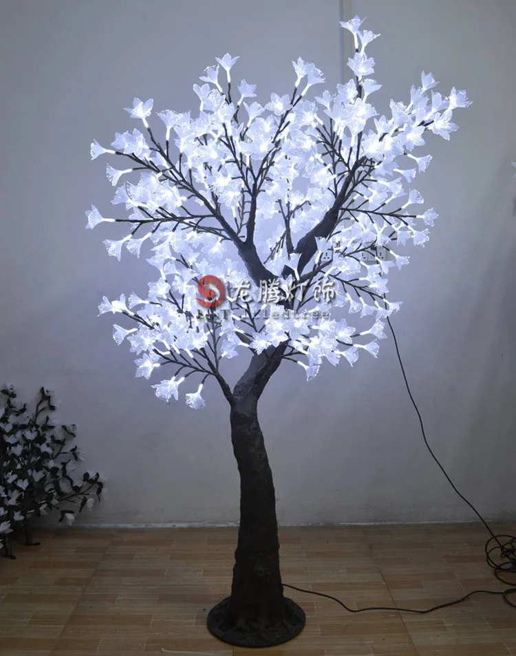 RGB color changing artificial flower lights led christmas tree