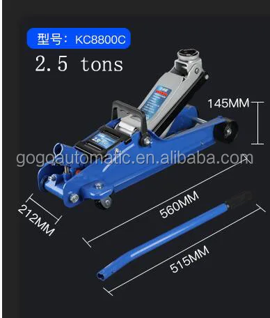 Horizontal Jack Ton Car Jack Car With Off Road Vehicle Suv Hydraulic