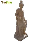 Ancient Roman Bronze Soldier Statue With Armor
