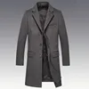 New Style 90%wool 10%cashmere custom warm lining windbreaker overcoat for men