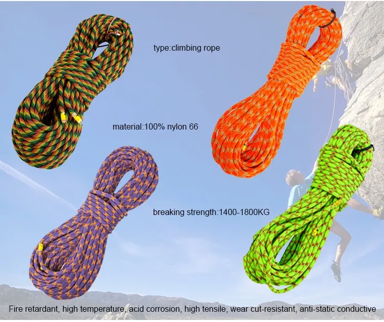 Nylon 66 Double Braided Climbing Rope For Sale Buy Climbing Rope For Sale,Double Braided