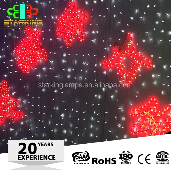 fairy string lights led curtain stage light, holiday decoration