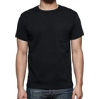 Black Heavyweight Plain Black T shirts Wholesale