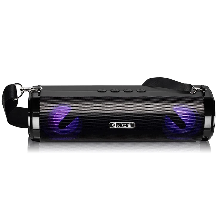 Kisonli Newest Model Outdoor Active LED Wireless Two-way 1200mAh TWS 1+1 Speaker - ANKUX.COM