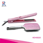 Shiny hot pink Type and CE Certification Induction Hair straightener