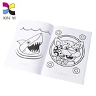 CMYK printed pop up custom logo mini fashion high quality magic coloring book