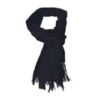 BLUE PHOENIX Hot sale custom made 100% polyester cheap black lace scarf for lady