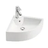 Simple Design Online Shopping Ceramic Thick Coloured Glass Wash Basin