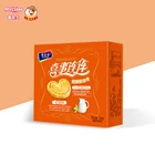 Custom biscuit stick coated with milk flavor heart shape cookie box packing milk flavor cookie biscuits