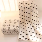 Cotton baby apron bath towel animal hooded baby bath wrap towel