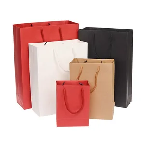 hot sale fashionable top quality boutique paper bag for gift