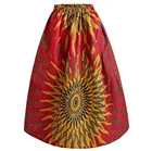 Fashion Women High Waist plus size maxi dresses african kitenge dress designs Ladies long skirt african fashion print clothing