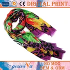 Zebra Digital Printed Infinity Cashmere Winter Scarf