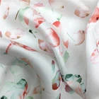 Top selling floral custom design digital printing fabric silk