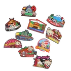 Custom 3d Pvc Blank Souvenir Photo Frame Rubber Country Wedding Tourist Sticker Fridge Magnet