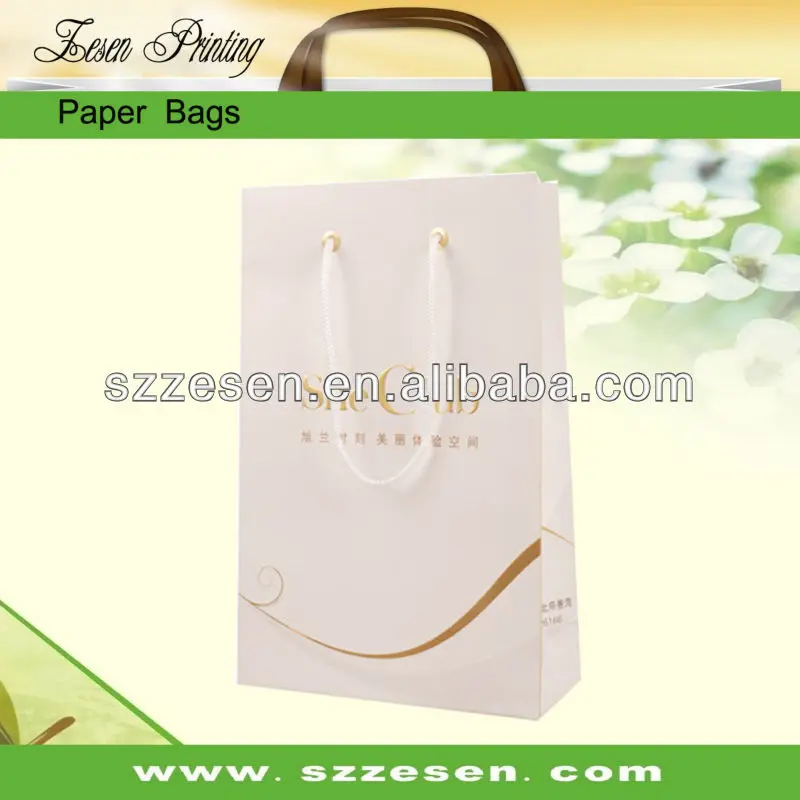 handmade paper gift bags for cosmetic and beauty packaging
