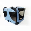 Breathable dog trolley carrier travel crate stainless steel