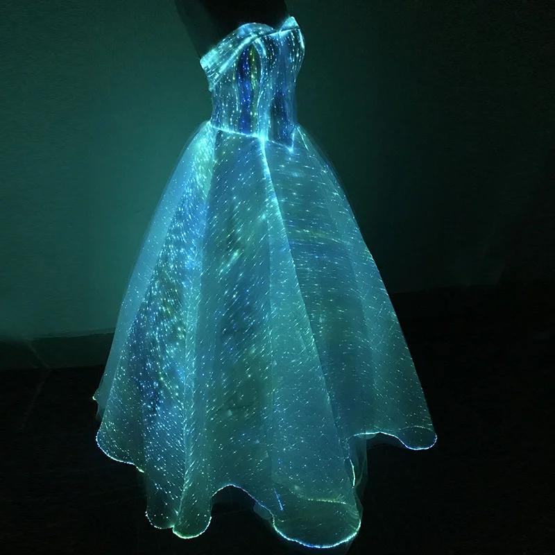 Light Up Led Dress With Color Changing Led Light Up Wedding