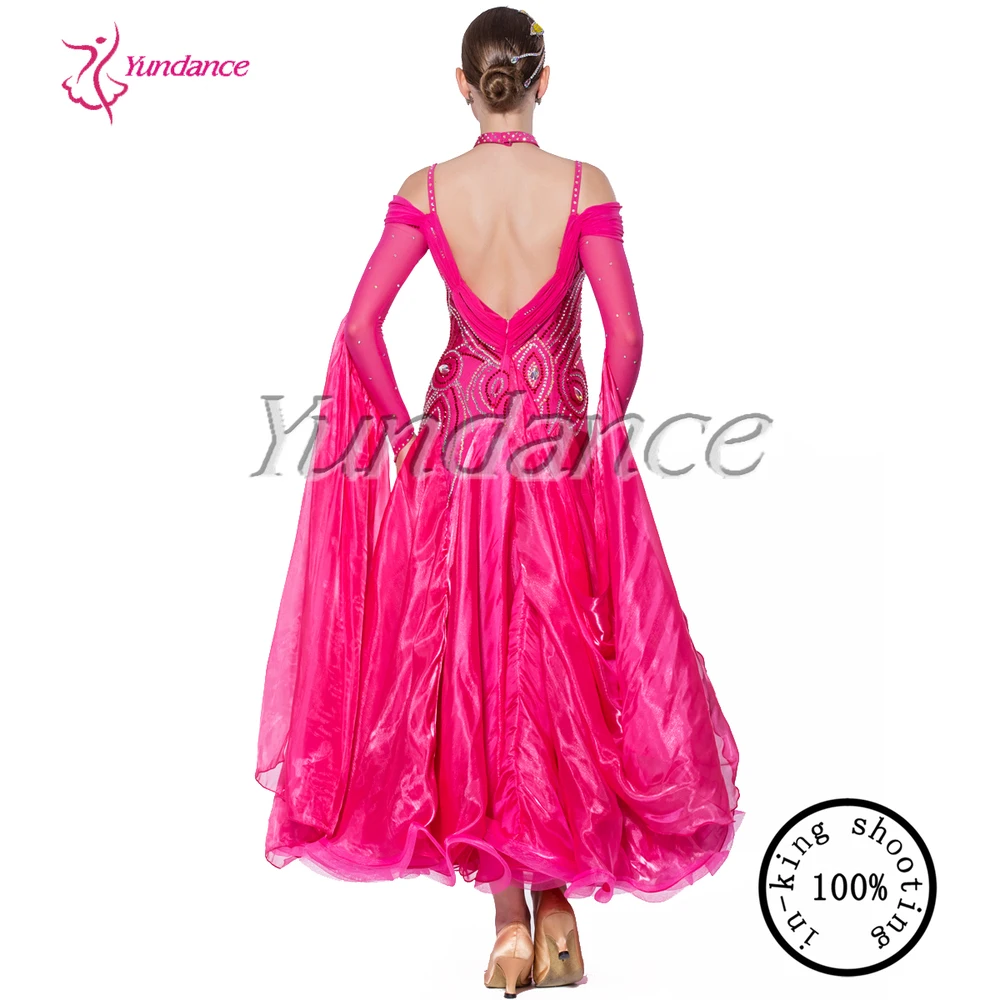 B1086 Proffesional Custom Newest Lady Ballroom Dance Dress Standard