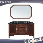 FRANK New issue luxury beauty furniture antibacterial glazed tiles bathroom vanity double sink