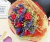 Wholesale dry flower making beautiful flowers bouquet for Birthday and Valentine's Day gift