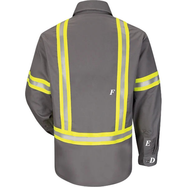 Fire Resistant Atpv 8.1 Calories High Visibility Fire Resistant Uniform