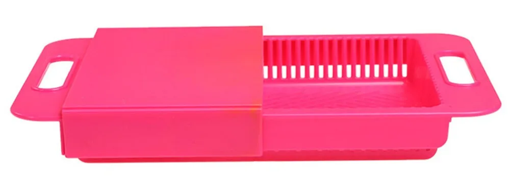 Cutting Kitchen Board With Chopping Block Draining Board Dishes To Wash Cut With The Drain Basket Creative 2 in 1 Drawer KC1110