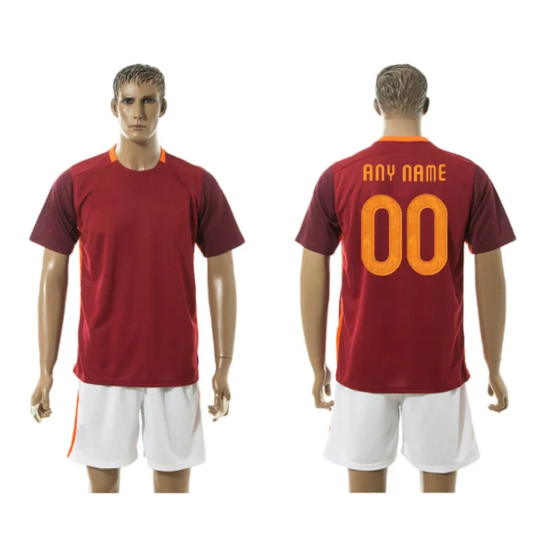 2015 Summer Home Jersey Football Clothes Soccer Uniform Men Football Jersey Club Thai Soccer Jersey Football Kites Tracksuits