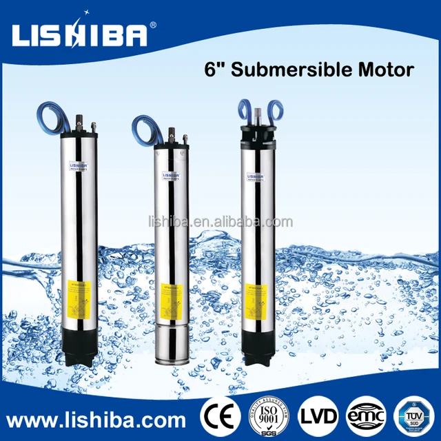 6 Inch Oil Filled Stainless Steel Submersible Motor