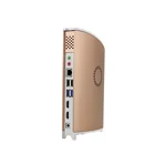 Yanling Intel core i3 mini pc 6100 CPU dual Core 3.7GHz office computer M7 fan pc barebone support game
