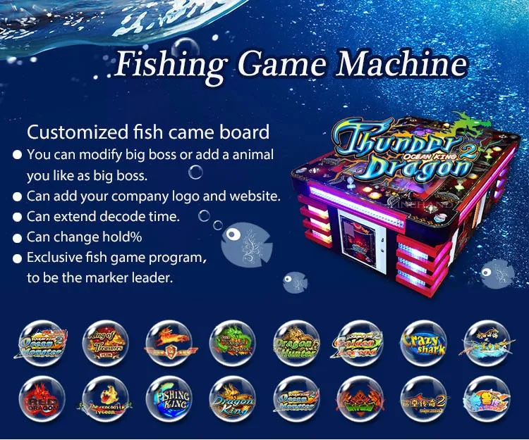 Dragon King Of Treasure Fish Arcade Fishing Video Game