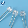 Wanfeng brand electronics component 4.8mm 8mm 0.06w 0.25w 0.5w 0.75w 5mm white straw hat led diode