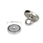 Professional production D60 160kg heavy duty retrieval fishing magnet permanent lifting