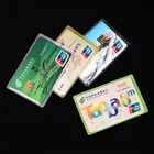 High quality custom transparent PVC id card sleeve