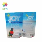seed mix plastic packaging wet pet bird food stand up zipper bag