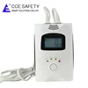 home security system carbon monoxide/LPG/Natural Gas alarm gas detector With Shut-off Valve