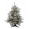 Small faux indoor Christmas trees decorations
