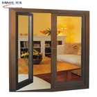 2018 latest design windows and doors manufacturer Aluminum Casement Window