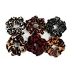 Custom Wholesale Elastic Bands Leopard Hair Scrunchies Bulk