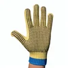 Aramid Cut Resistant Safety Gloves Anti Cutting Gloves PVC Dotted Gloves