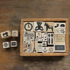 Japanese style self inking stamp for DIY diary