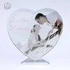 Personalized Shape For Souvenirs Gifts Event Acrylic Decoration Crystal Heart Gift Wedding Photo Frame