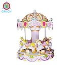 Hot sale small set mini carousel electric merry-go-round equipment for amusement park