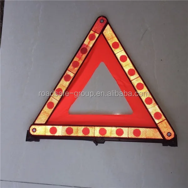 reflective warning triangle