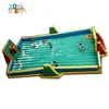 soccer field inflatable soap football field inflatable water football course