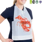 Disposable plastic Bibs, Baby Bibs , Adult Bibs