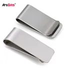 Sublimation Blank Novelty Double Sided Custom Logo Black Men Money Paper Clip Metal