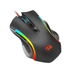 Redragon M607 Computer USB 7200 DPI RGB 8D Optical Ergonomic Gaming Mouse For PC Gamers